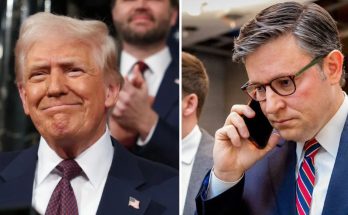 Senator Eric Schmitt speaking at podium