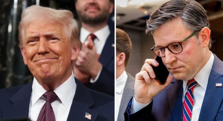 Senator Eric Schmitt speaking at podium