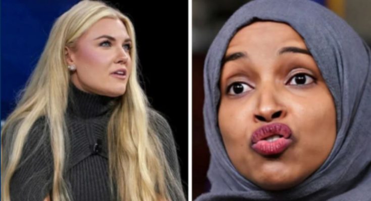 Erika Kirk speaking during controversial remarks about Ilhan Omar as conservative women gain influence