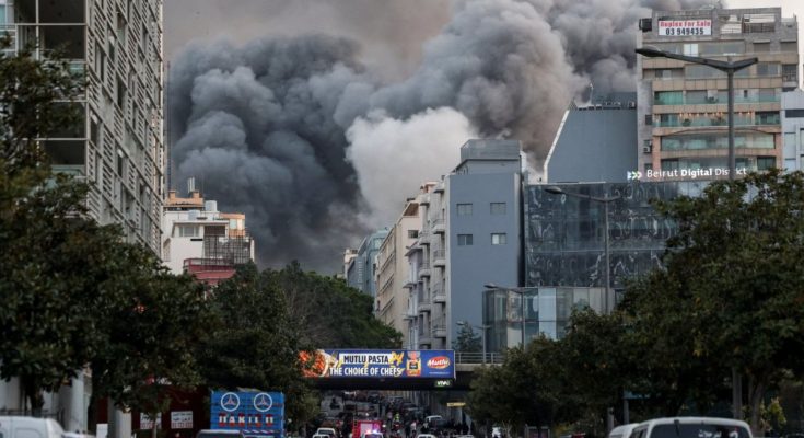 Map showing Middle East conflict zones and impact