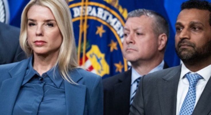 Pam Bondi under security at military base
