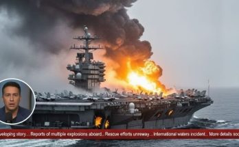 USS Abraham Lincoln aircraft carrier at sea