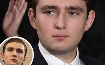 Barron Trump at public event amid draft debate