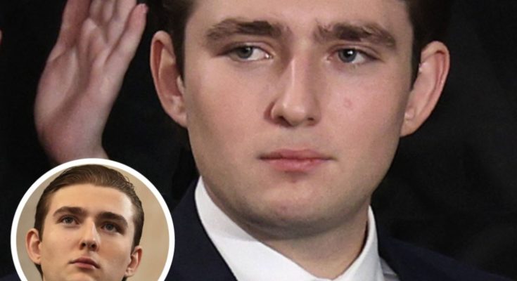Barron Trump at public event amid draft debate