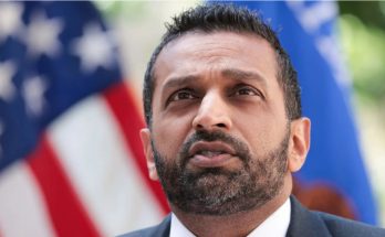 FBI agents outside John Bolton home