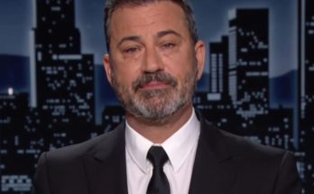 Jimmy Kimmel on late night show set