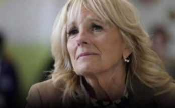 Ashley Biden walking in park after filing