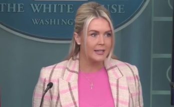 Donald Trump walking at rally event