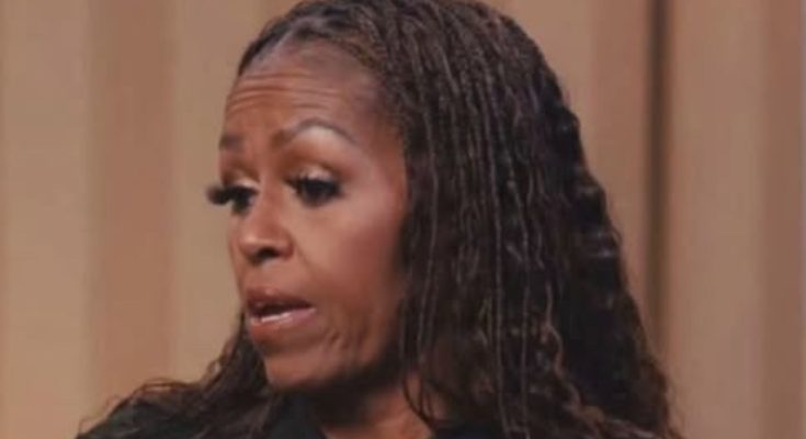 Michelle Obama speaking at public event