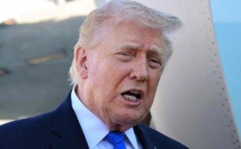 Donald Trump speaking at public event