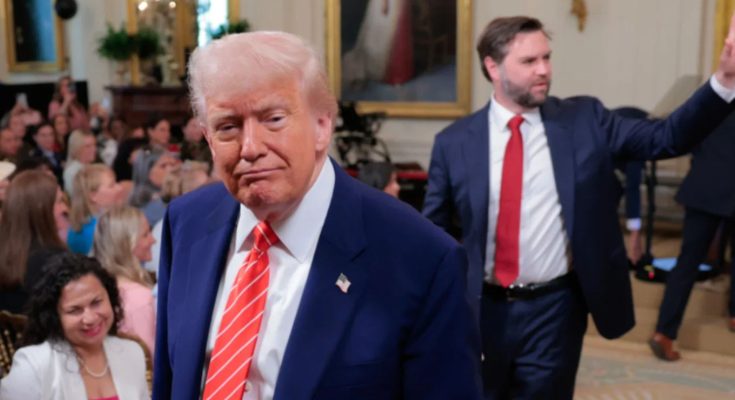 JD Vance speaking at political event