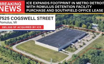 ICE detention facility near Detroit airport