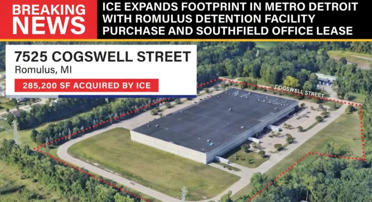 ICE detention facility near Detroit airport