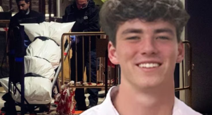 police lights outside Chicago home scene