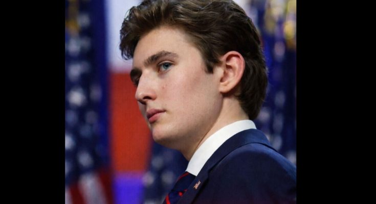 Main image related to A website calling for Barron Trump to be drafted into the U.S.