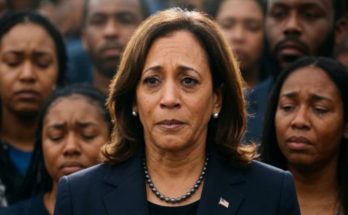 Kamala Harris speaking at leadership summit