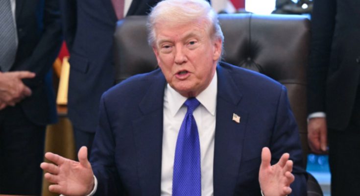 Donald Trump meeting with defense contractors at the White House about expanding weapons production