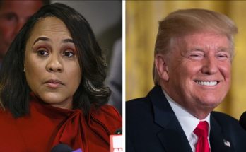 Fulton County District Attorney Fani Willis during legal proceedings related to the dismissed Trump election case