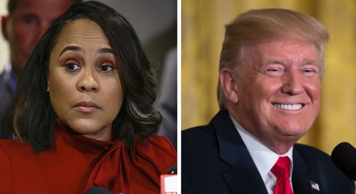 Fulton County District Attorney Fani Willis during legal proceedings related to the dismissed Trump election case