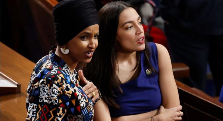 Representative Ilhan Omar during congressional session amid calls for potential expulsion vote