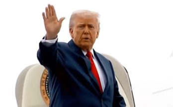 Video of trump walking up stairs to air news update president donald trump stirred a wave