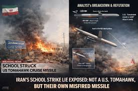 Damaged girls school in Minab after strike