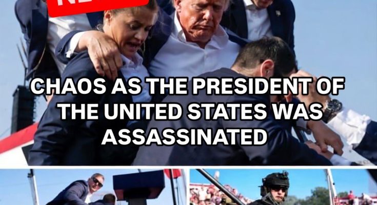 Donald Trump Protected by Secret Service Agents