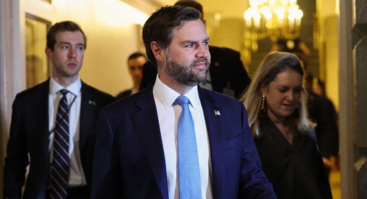 JD Vance speaking on fraud task force