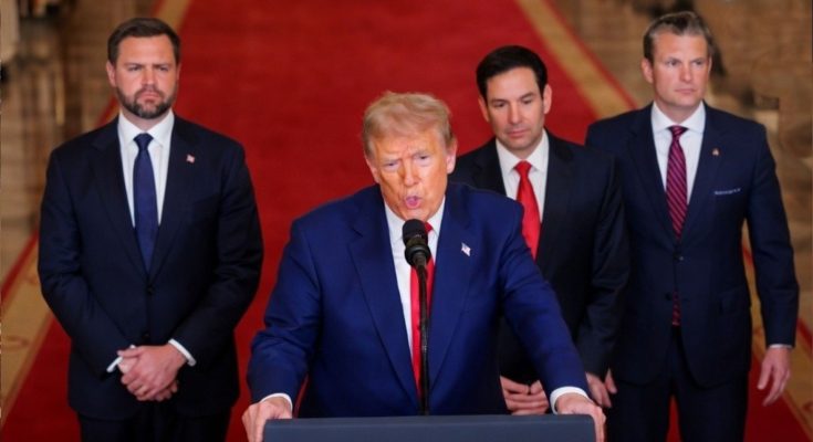 Trump speaks as calls grow for his ouster