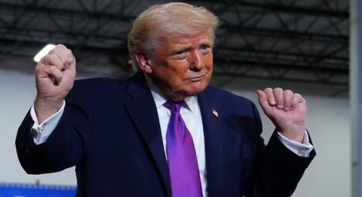 Trump at White House Rose Garden