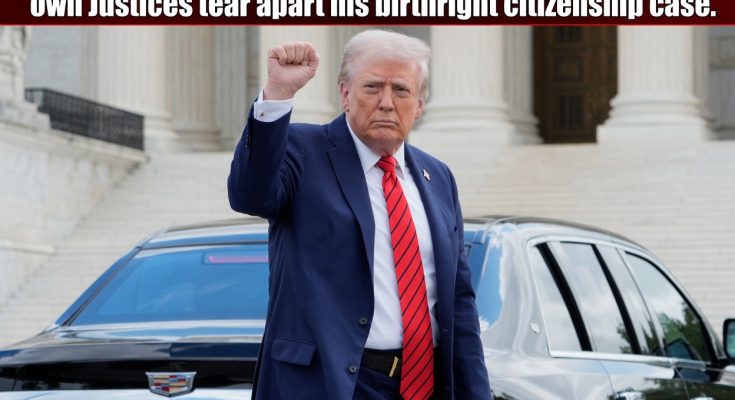 Trump storms out of Supreme Court