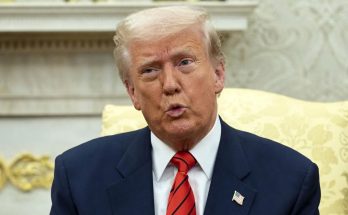 Donald Trump making a face