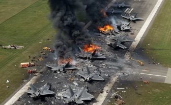 F-35 fighter jets destroyed in fire