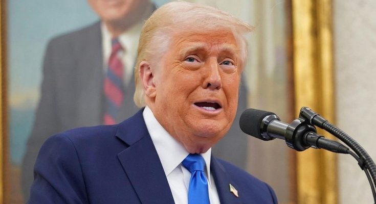 Trump breaking news stunned live camera