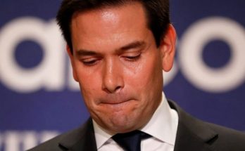 Marco Rubio looking down seriously