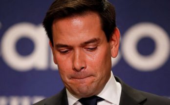 Marco Rubio breaking news sad expression