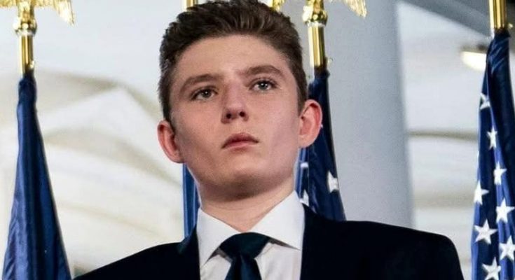 Barron Trump formal portrait