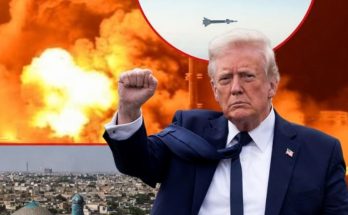 Trump fist pump Iran airstrike F-35 explosion