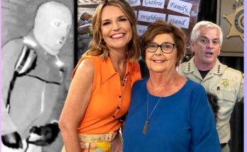 Savannah Guthrie with mother and sheriff