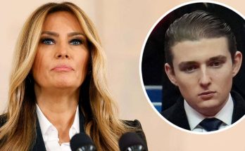 Melania Trump and Barron Trump