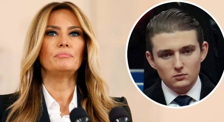 Melania Trump and Barron Trump