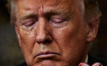 Donald Trump emotional tears sad