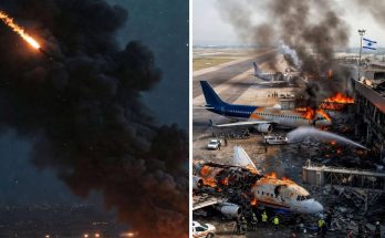 Israel strikes airport, planes on fire