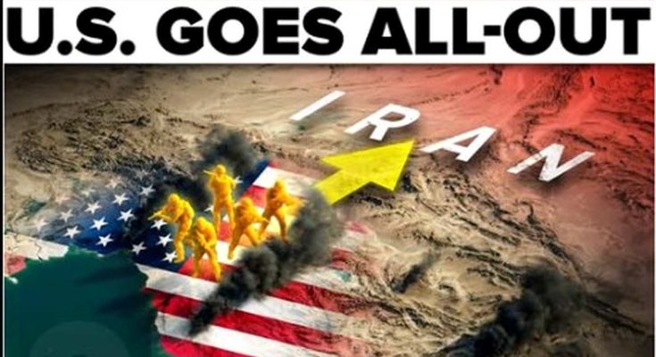 US goes all-out strike on Iran