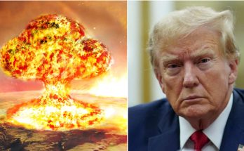 Trump and nuclear explosion