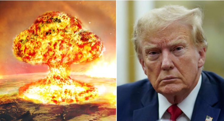 Trump and nuclear explosion