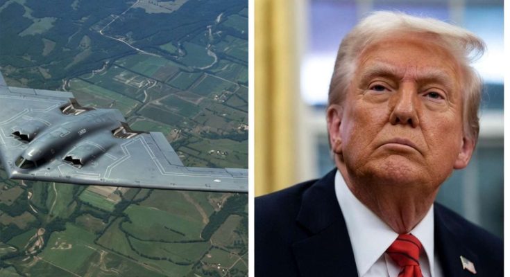 Trump Iran military conflict collage