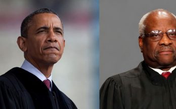Obama and Justice Clarence Thomas