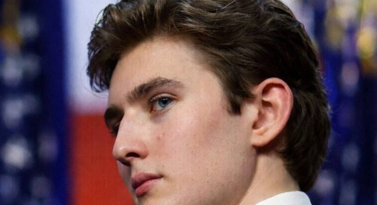 Draft Barron Trump website Middle East conflict