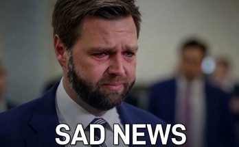 JD Vance tears in eyes sad announcement